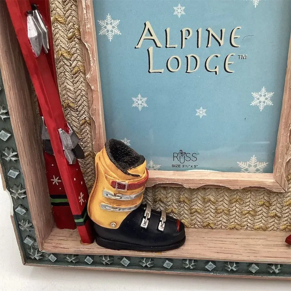 3D Ski Theme Picture Frame 3.5x5